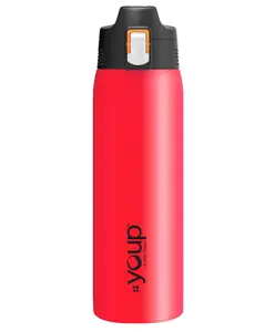 Youp Thermosteel Insulated Double Wall Red Color Water Bottle Lexus - 750 ml
