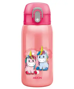 Milton Jolly375 Thermosteel Water Sipper Bottle Pink - 300 ml