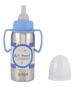 Dr. WateR Dr.WateR Twin Handle Feeding Bottle Blue -250 ml
