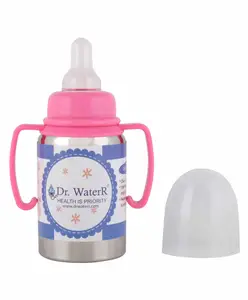 Dr. WateR Dr.WateR Twin Handle Feeding Bottle Pink - 150 ml