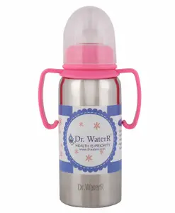 Dr. WateR Dr.WateR Twin Handle Feeding Bottle Pink - 250 ml