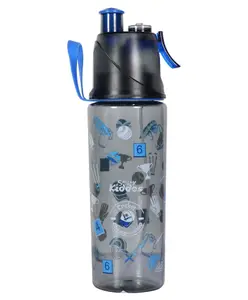 Smily Kiddos Sports Water Bottle Cricket Print - 500 ml