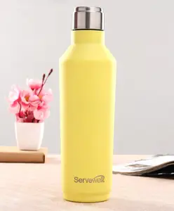 Servewell Alaska Single Wall Water Bottle Lemon Yellow - 820 ml
