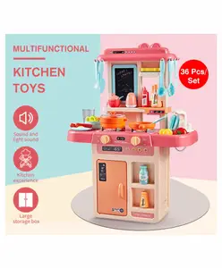 Fiddlerz Battery Operated Kitchen Play Set Multicolor - 36 Pieces