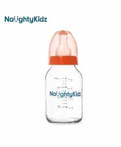 Naughty Kidz Feeding Bottle With 2 Soft Teats - 120 ml