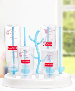 Fab N Funky Bottle Organiser cum Drying Rack - White