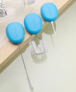 Fab N Funky 3 in 1 Sippy and Straw Cleaning Set - Blue