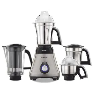 Preethi Juicer Mixer Grinder | 750 Watt Power | Color | 3 Jar Set | 2 Year Product Guarantee | Lifelong Free Serv