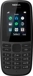 Nokia 105 SS Single Sim Feature Phone (Black) price in India.