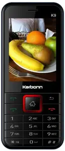 Karbonn Jumbo K9 2.6 Inch Dual Sim Feature Phone (Black) price in India.