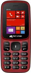 Micromax X416 (Red) price in India.