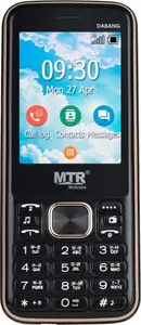MTR DABANG (Dual Sim, 2.8 Inch, 3000 mAh Battery, Black) price in India.