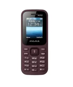 Angage 312 Lite Dual Sim Mobile With 1.8 Inch Screen/Multi Language Support/ Call Recording/Camera/FM Torch price in India.