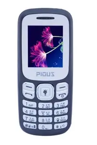 Pious P12 (Dual Sim, 1.8 Inch Display, 1000mAh Battery, Blue) price in India.