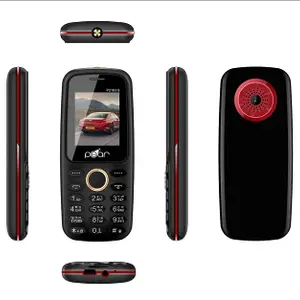 PEAR P2163 (Dual Sim, 1.77 Inch Display 1100 mAh Battery, Black,Red) price in India.