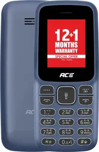 Itel Ace 2N (Dual SIM, 1.8 Inch Display, 1000mAh Battery, Deep Blue) price in India.