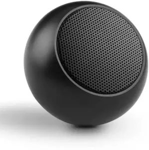 Colorful Wireless Bluetooth Speakers Mini Electroplating Round Steel Speaker
