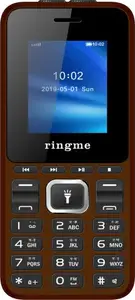 Ringme 2183 (Dual Sim, 1.8 Inch Display, 1000mAh Battery, Coffee) price in India.