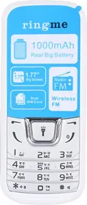 Ringme 1282 (Dual Sim, 1.7 Inch Display, 1000mAh Battery, White) price in India.