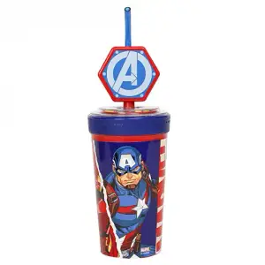 Marvel Avengers Avengers Gear Sipper Water Bottle for Kids, 390ml, Red