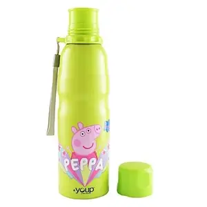Youp Stainless Steel Peppa Pig Kids Water Bottle Harper Multicolour 3Y+ Assorted