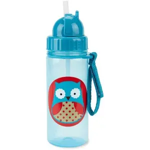 Skip Hop Zoo Straw Bottle Owl 18M+, Multicolour