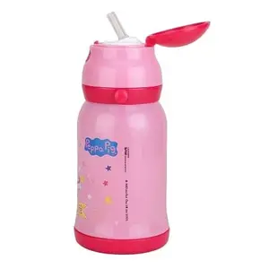 Youp Thermosteel Peppa Pig Kids Insulated Sipper Bottle Chase Multicolour 3Y+ Assorted