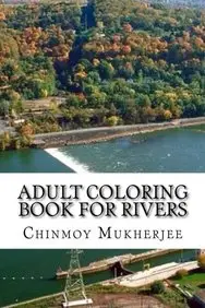 Adult Coloring Book for Rivers (Volume 10)