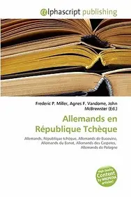 Allemands En Republique Tcheque (French)