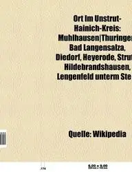 Ort Im Unstrut-Hainich-Kreis: M Hlhausen-Th Ringen, Bad Langensalza, Diedorf, Heyerode, Struth, Lengenfeld Unterm Stein, Hildebrandshausen