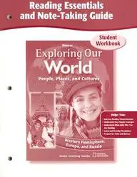 Exploring Our World, Western Hemisphere With Europe & Russia, Reading Essentials And Note-Taking Guide Workbook price in India.