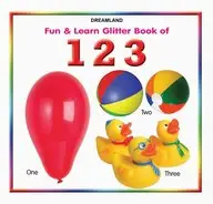 Fun & Learn Glitter Book Of:123 by Na