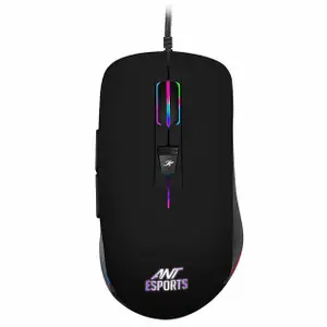 Ant Esports GM100 RGB Optical Wired Gaming Mouse 4800 DPI for FPS and MOBA Games Black price in India.