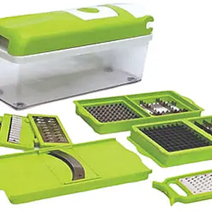 Kitchen Vegetable Chopper and Fruit Cutter, 13-in-1 Multipurpose
