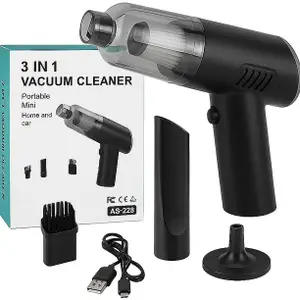 Mini Vacuum Cordless Cleaner Keyboard Computer Vacuum Car Cleaner 3 in 1 Suction and Blowing for Home Car