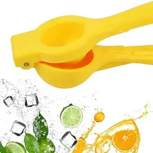 Ubersweet® Hand Juicer, Durable Ergonomic Lemon Squeezer, Stainless Steel Black for Commercial Home Restaurant |