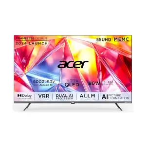 Acer 139 cm (55 inches) I Pro Series 4K Ultra HD LED Smart Google TV AR55UDIGU2875AT