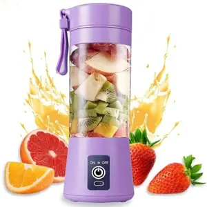 Portable Electric Usb Juice Maker Juicer Bottle Blender Grinder Mixer,Rechargeable Juicer Bottle
