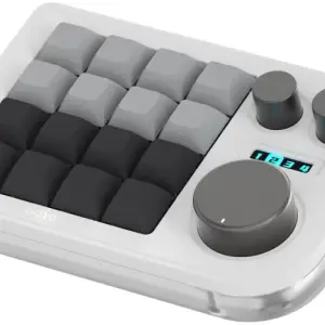 KEEBMONKEY Megalodon Triple Knob Macro Pad Programmable Designer Mini Keyboard 16 Keys