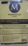 Manhattan Gmat Test Simulation Booklet W/ Marker by Manhattan Gmat Prep