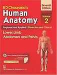 Human Anatomy : Lower Limb Abdomen & Pelvis Volume 2 W/D by Bd Chaurasia