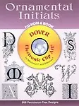 Ornamental Initials Cd-Rom And Book (Electronic Clip Art) by Dover