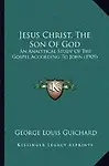 Jesus Christ, the Son of God: An Analytical Study of the Gospel According to John (1909)
