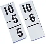 Vertical Subtraction Classroom Flash Cards