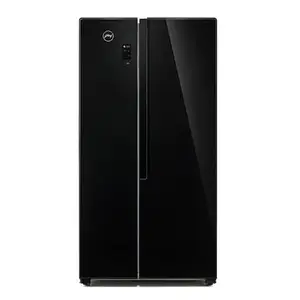 Godrej Eon Velvet Series 564 Liters Side by Side Refrigerator | Advanced Door Controls | Multi Air Flow Technology (RS EONVELVET 579 RFD, Glass Black)
