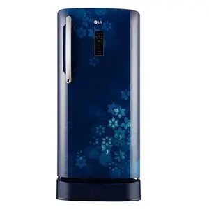 LG 204 Litres 4 Star Direct Cool Single Door Refrigerator with Smart Inverter Compressor & Smart Connect (GL-D211CBQY, Blue Quartz)