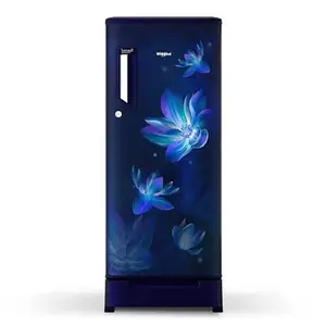 Whirlpool Icemagic Powercool 192 Litres 3 Star Direct Cool Single Door Refrigerator | No. 1 Ice Making (215 IMPC ROY 3S FRZ, Sapphire Flower Rain-Z)
