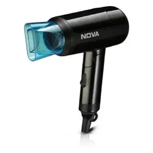 Nova Silky Shine Hair Dryer with Hot and Cold, Foldable Handle, Overheat Protection (NHP 8105)