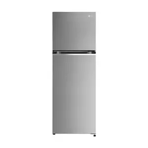 LG 246 Litres 3 Star Frost Free Double Door Refrigerator with Multi Air Flow Cooling Technology, Shiny Steel (GLS262SPZX.DP)