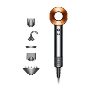 Dyson Supersonic 1380 W Hair Dryer with 4 Precise Heat Setting, Nickel & Copper (389934-01)